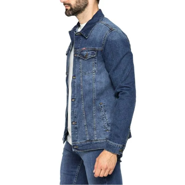 Áo Khoác Nam Carrera Jeans 4500970A_711 Màu Xanh Đậm Size M