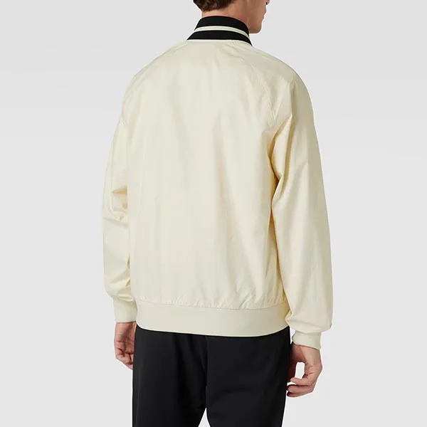 Áo Khoác Nam Fred Perry Bomberjacke Mit Label-Stitching In Offwhite L5530-560 Màu Trắng Kem Size XS - Thời trang - Vua Hàng Hiệu