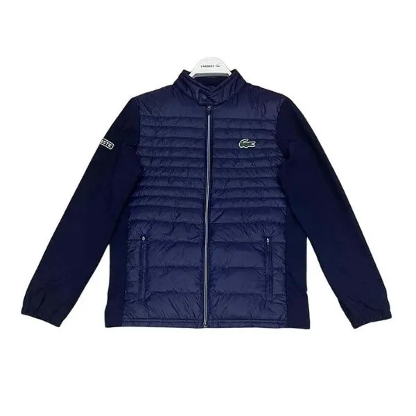 Áo Khoác Nam Lacoste Men's Sport Long Sleeve Padded Golf Jacket BH2634 - KXJ Màu Xanh Navy Size 52
