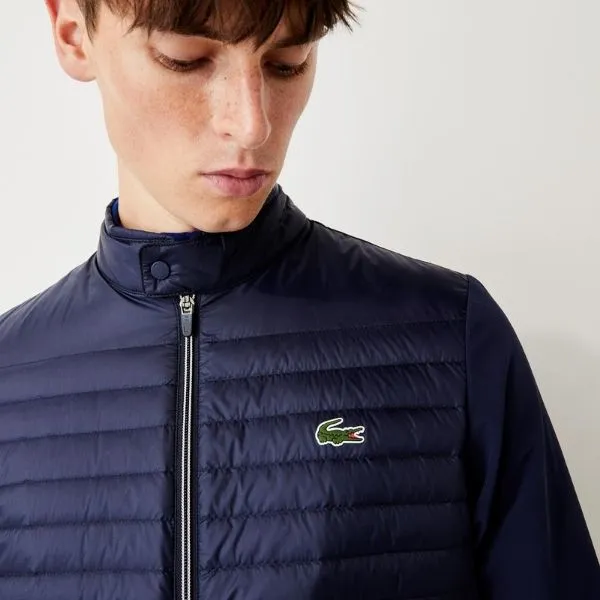 Áo Khoác Nam Lacoste Men's Sport Long Sleeve Padded Golf Jacket BH2634 - KXJ Màu Xanh Navy Size 52