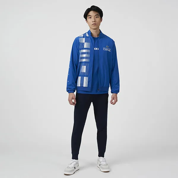 Áo Khoác Nam Lacoste Men's Sport x Novak Djokovic Track Jacket BH2325 - LUX Màu Xanh Blue Size 50 - Thời trang - Vua Hàng Hiệu