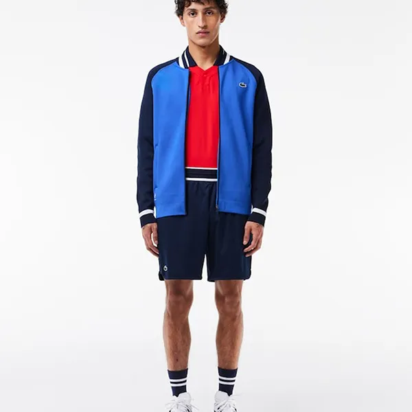 Áo Khoác Nam Lacoste X Daniil Medvedev Ultra Dry Tennis Jacket SH7540-IUU Màu Xanh Đen Size 3 - Thời trang - Vua Hàng Hiệu