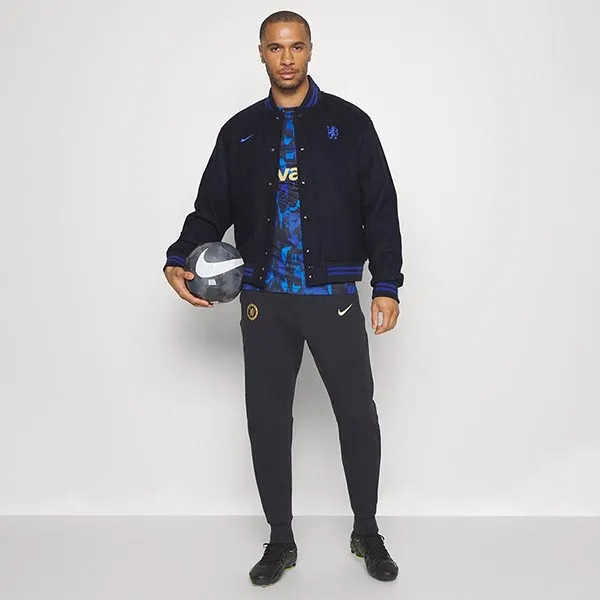 Áo Khoác Nam Nike Chelsea London Varsity Bomber FB2132-426 Màu Xanh Đen Size M