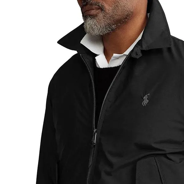 Áo Khoác Nam Ralph Lauren Packable Windbreaker Jacket Black 2229003 - BLK Màu Đen Size S