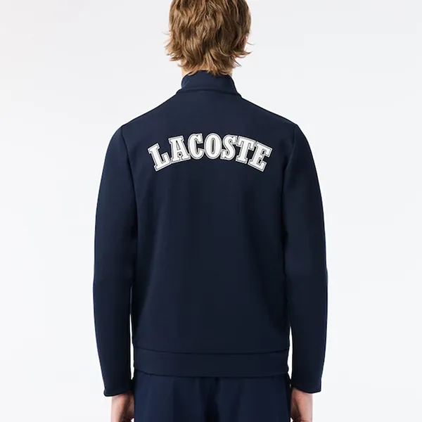 Áo Khoác Nỉ Nam Lacoste Men's Miami Open Edition Tennis Sweatshirt SH8386-166 Màu Xanh Navy Size 4