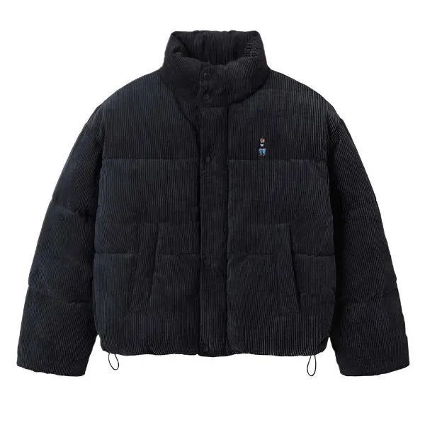 Áo Khoác Nữ WHOAU Steve Corduroy Padding WHJPE4V14F Màu Xanh Than