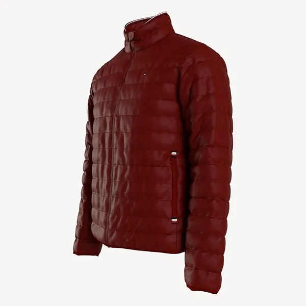 Áo Khoác Phao Nam Tommy Hilfiger Jacket 78J6192 - 601 Màu Đỏ Thẫm Size L - Thời trang - Vua Hàng Hiệu