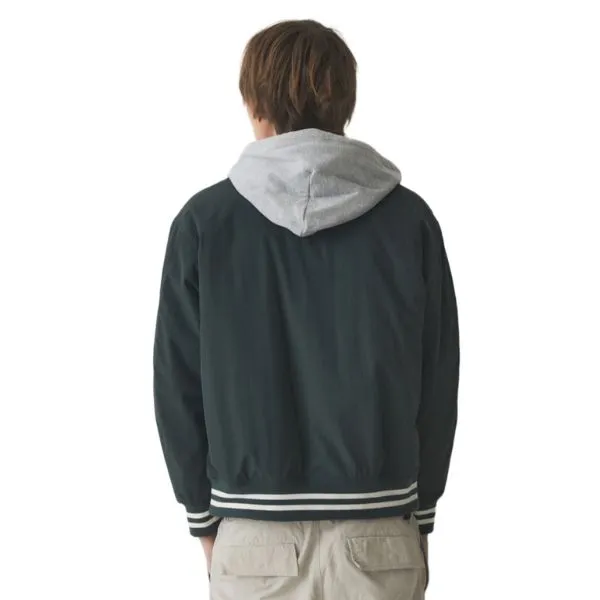Áo Khoác WHOAU Hood Varsity Jumper WHJJE4T15U Màu Xanh Đậm - Thời trang - Vua Hàng Hiệu