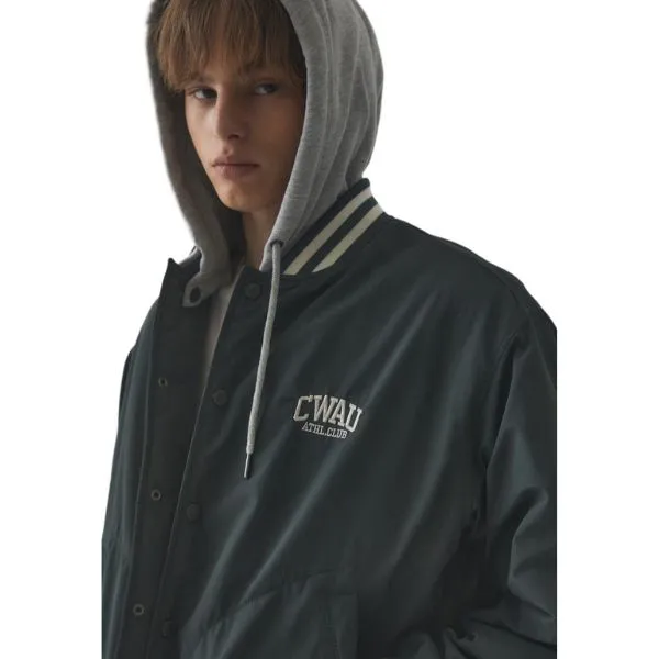 Áo Khoác WHOAU Hood Varsity Jumper WHJJE4T15U Màu Xanh Đậm - Thời trang - Vua Hàng Hiệu