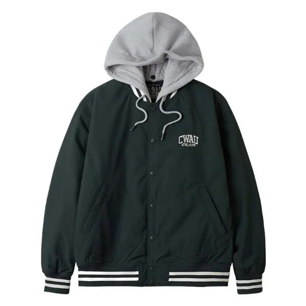 Áo Khoác WHOAU Hood Varsity Jumper WHJJE4T15U Màu Xanh Đậm - Thời trang - Vua Hàng Hiệu