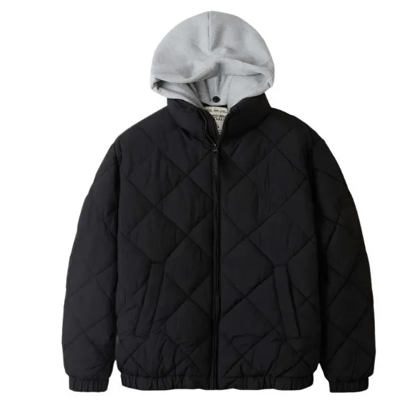 Áo Khoác WHOAU Quilting Jumper WHJJE4911U Màu Đen