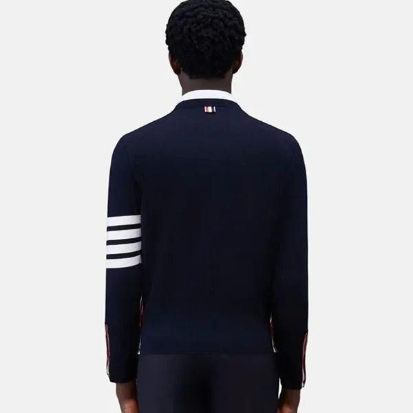 Áo Len Nam Thom Browne Shirt MJS106P 05802 415 Màu Xanh Navy Size 2