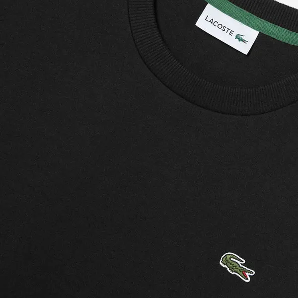 Áo Nỉ Sweater Nam Lacoste Men's Sweatshirt SH960E-031 Màu Đen Size 2