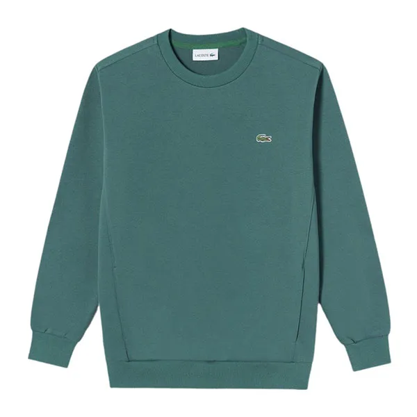 Áo Nỉ Sweater Nam Lacoste Men's Sweatshirt SH960E-5HX Màu Xanh Ngọc Size 2
