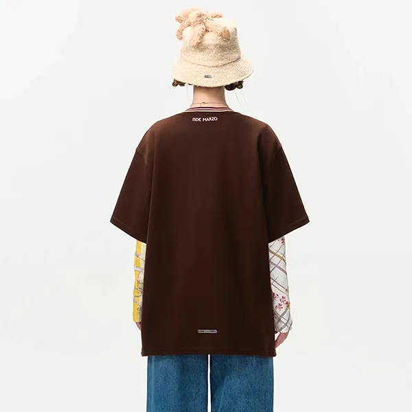 Áo Phông Nữ 13 De Marzo Brown FR24X100301701 Tshirt Màu Nâu Size S