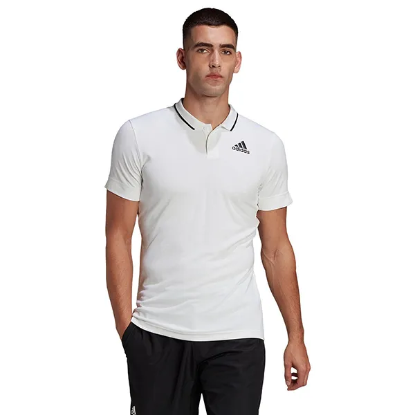 Áo Polo Nam Adidas Tennis Freelift Polo Shirt HB9135 Màu Trắng Size 2XL L