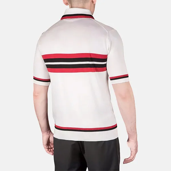 Áo Polo Nam Dolce & Gabbana D&G Polo Shirt GX884T JASHW S9000 Màu Màu Trắng Phối Đỏ Size 44
