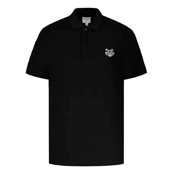 Áo Polo Nam Kenzo Tiger Embroidered Logo 5PO001 Màu Đen Size XS