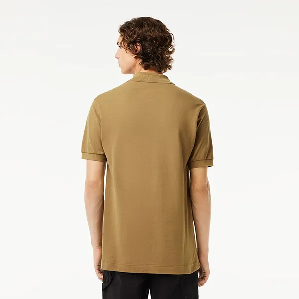Áo Polo Nam Lacoste Classic Fit Men's Croc Badge Piqué PH3474 - SIX Màu Nâu Size 3 - Thời trang - Vua Hàng Hiệu
