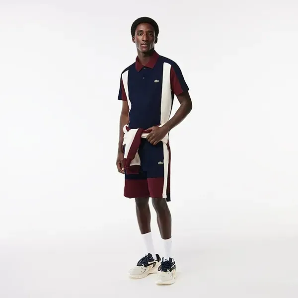Áo Polo Nam Lacoste Regular Fit Colour-Block Shirt PH1302 - PIG Phối Màu Size 3 - Thời trang - Vua Hàng Hiệu