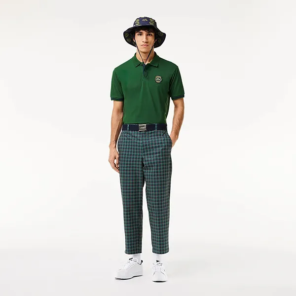 Áo Polo Nam Lacoste Men's Golf Shirt Classic UV Protection DH7436-132 Màu Xanh Lá Size 4 - Thời trang - Vua Hàng Hiệu