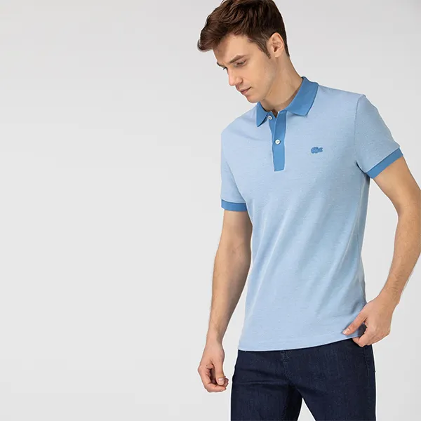 Áo Polo Nam Lacoste Polo Shirt PH0059 K8X Màu Xanh Dương Size 5 - Thời trang - Vua Hàng Hiệu