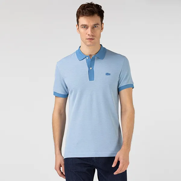 Áo Polo Nam Lacoste Polo Shirt PH0059 K8X Màu Xanh Dương Size 5 - Thời trang - Vua Hàng Hiệu