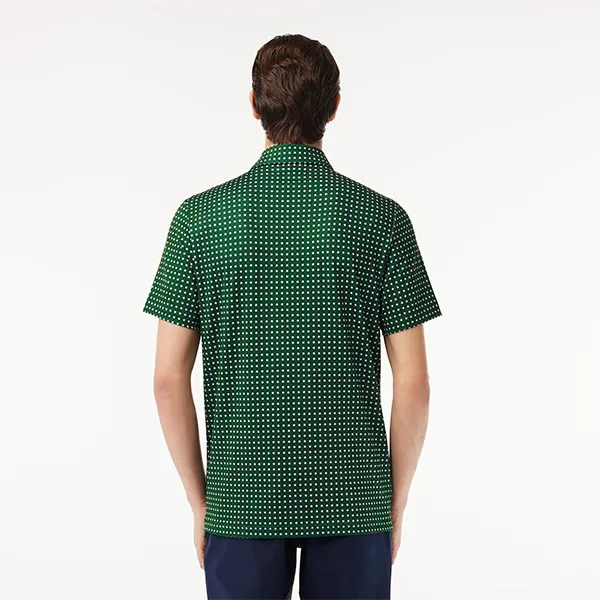 Áo Polo Nam Lacoste Regular Fit Golf Printed Polo Shirt DH5175-291 Màu Xanh Đậm Size 3 - Thời trang - Vua Hàng Hiệu