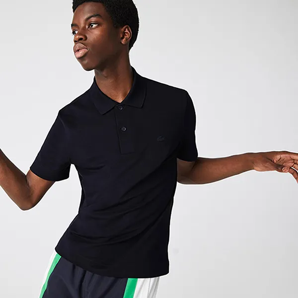 Áo Polo Nam Lacoste Regular Fit Light Breathable Piqué PH8281 HDE Màu Xanh Đen Size 2