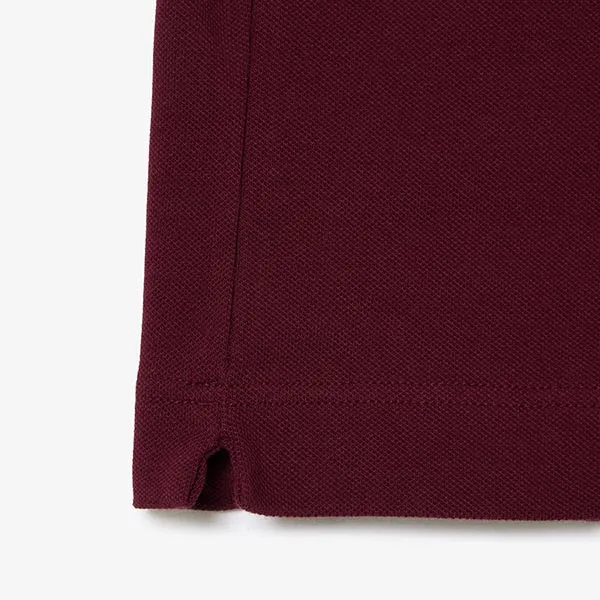 Áo Polo Nam Lacoste Smart Paris Regular Fit Contrast Neck PH1125 - YUP Màu Đỏ Mận Size 4 - Thời trang - Vua Hàng Hiệu