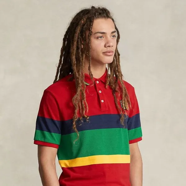 Áo Polo Nam Ralph Laurel Crest Mesh Shirt 339001 Phối Màu Size M - Thời trang - Vua Hàng Hiệu
