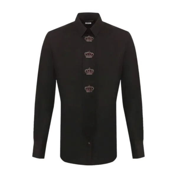 Áo Sơ Mi Nam Dolce & Gabbana D&G Shirt G5HH6Z GEM00 Màu Đen Size 38 - Thời trang - Vua Hàng Hiệu