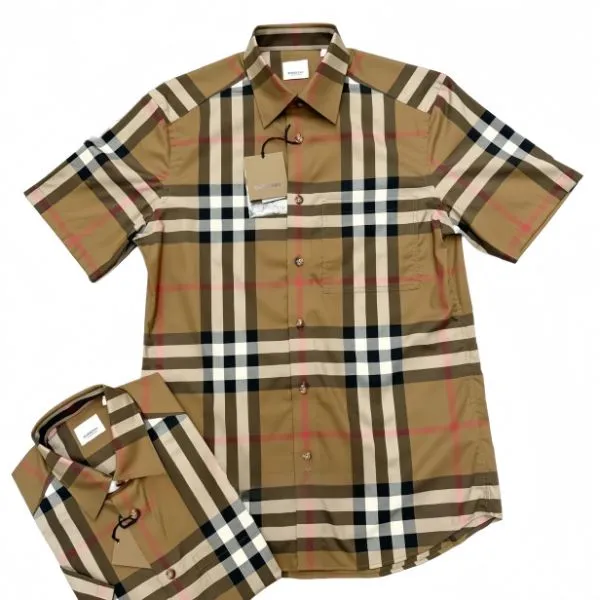 Áo Sơ Mi Nam Burberry 8084219 Màu Nâu Size XS