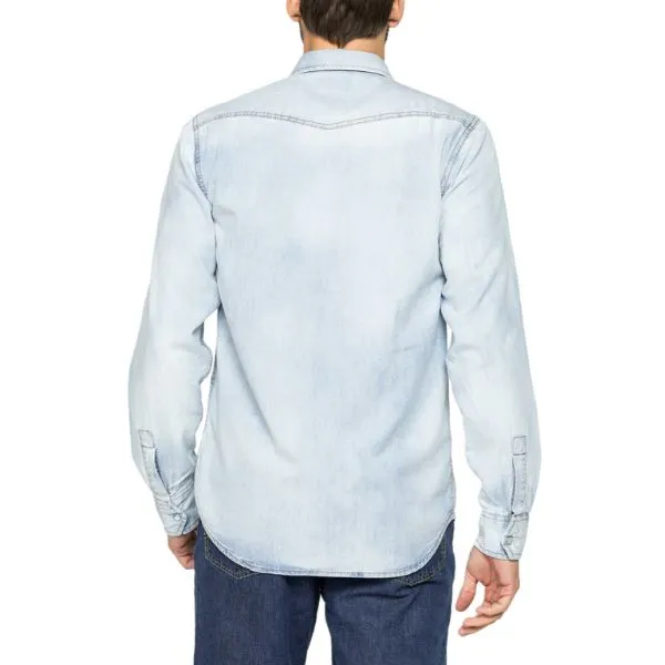 Áo Sơ Mi Nam Carrera Jeans 210A1005X_511 Màu Xanh Nhạt Size M - Thời trang - Vua Hàng Hiệu
