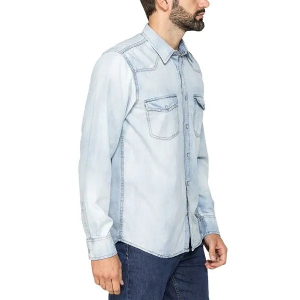 Áo Sơ Mi Nam Carrera Jeans 210A1005X_511 Màu Xanh Nhạt Size M - Thời trang - Vua Hàng Hiệu
