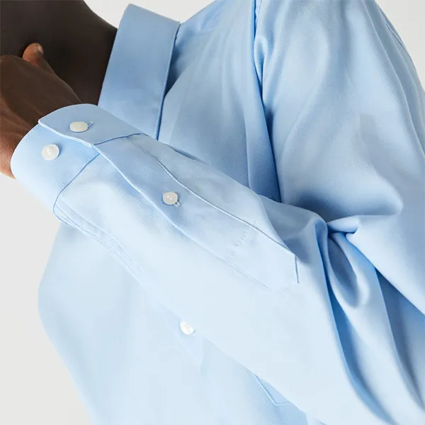 Áo Sơ Mi Nam Lacoste Regular Fit Cotton Poplin Shirt Màu Xanh Dương Size 39 - Thời trang - Vua Hàng Hiệu
