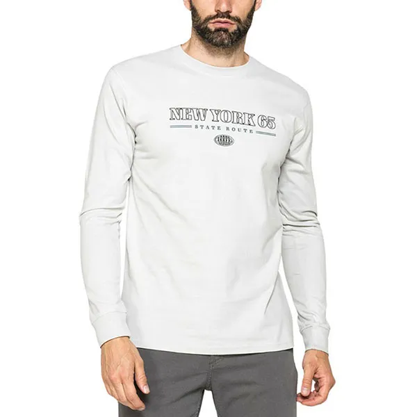 Áo Thun Dài Tay Nam Carrera Jeans 815B0052X_L007 Màu Xám Size S - Thời trang - Vua Hàng Hiệu