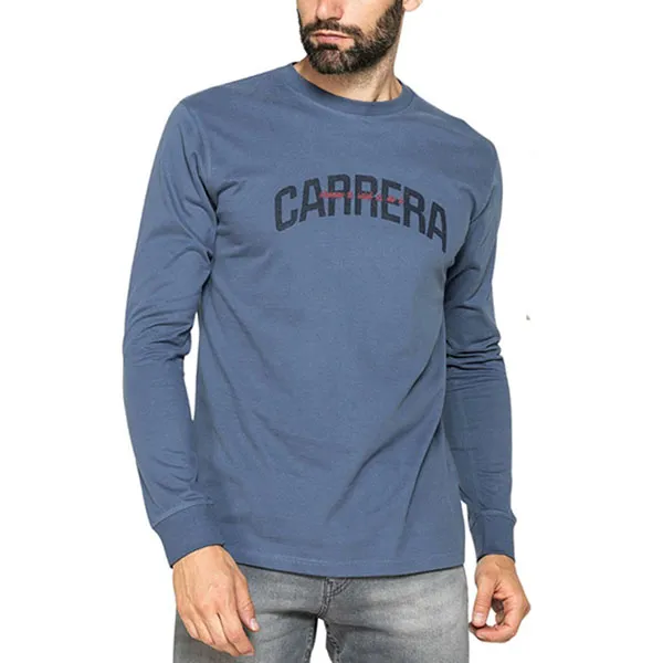 Áo Thun Dài Tay Nam Carrera Jeans 815B0052X_G019 Màu Xanh Dương Size S - Thời trang - Vua Hàng Hiệu