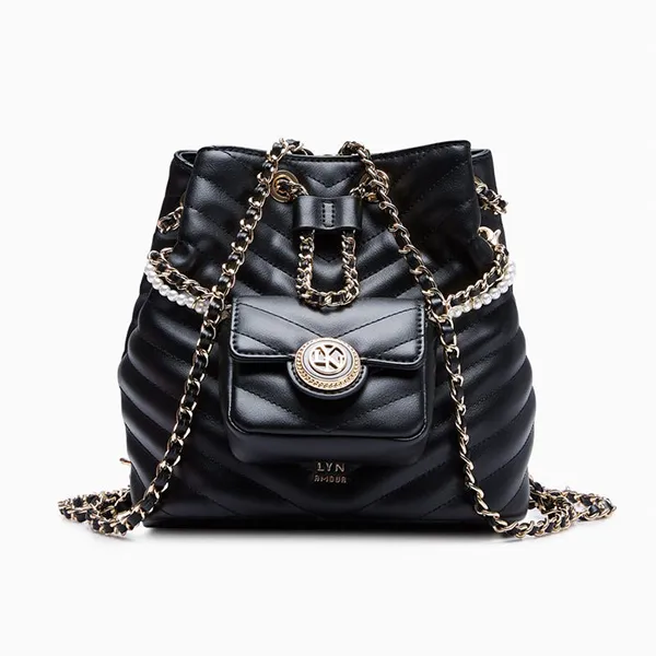 Balo Nữ Lyn Starry Backpack Black LL24SBF012 Màu Đen