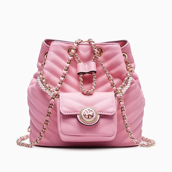 Balo Nữ Lyn Starry Backpack Pink LL24SBF012 Màu Hồng