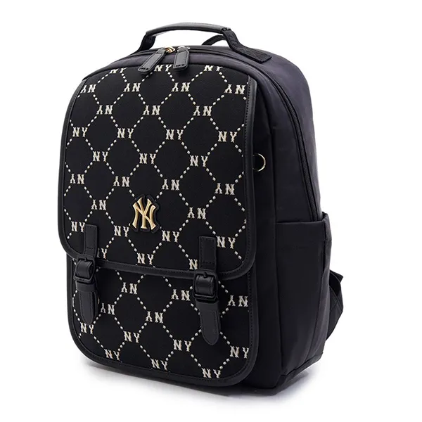 Balo Trẻ Em MLB Kids Diamond Monogram Jacquard New York Yankees Backpack 7ABKMD24N-50BKS Màu Đen