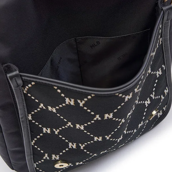 Balo Trẻ Em MLB Kids Diamond Monogram Jacquard New York Yankees Backpack 7ABKMD24N-50BKS Màu Đen