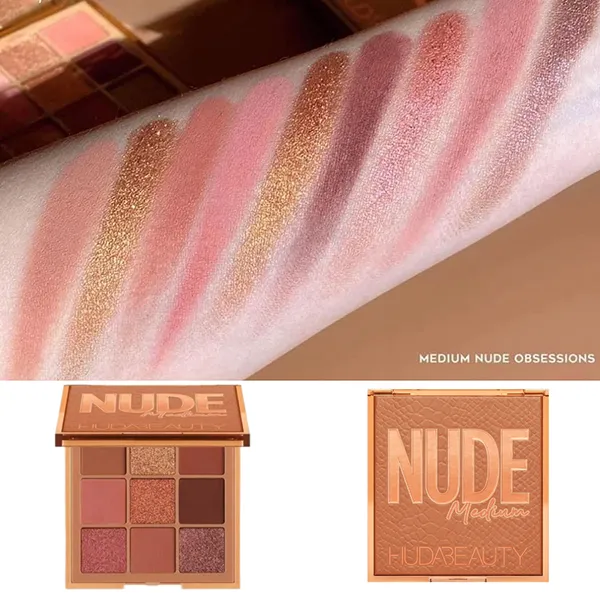 Bảng Phấn Mắt Huda Beauty Obsessions Eyeshadow Palette Nude Medium