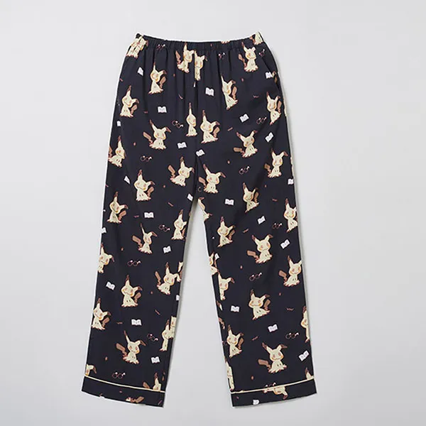Bộ Ngủ Pyjama Dài Tay Nữ Spao Pokemon Master SPPPE49U06-BK Màu Đen - Thời trang - Vua Hàng Hiệu