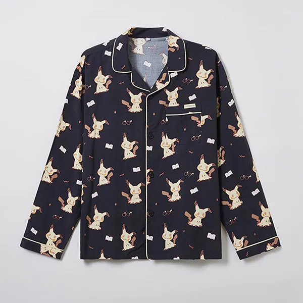 Bộ Ngủ Pyjama Dài Tay Nữ Spao Pokemon Master SPPPE49U06-BK Màu Đen - Thời trang - Vua Hàng Hiệu