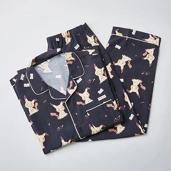 Bộ Ngủ Pyjama Dài Tay Nữ Spao Pokemon Master SPPPE49U06-BK Màu Đen - Thời trang - Vua Hàng Hiệu