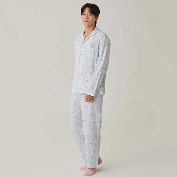 Bộ Ngủ Pyjama Dài Tay Spao SPPPE49U02-BL Màu Xanh Blue - Thời trang - Vua Hàng Hiệu