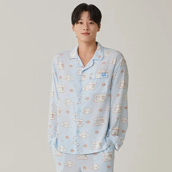 Bộ Ngủ Pyjama Dài Tay Spao SPPPE49U02-BL Màu Xanh Blue - Thời trang - Vua Hàng Hiệu