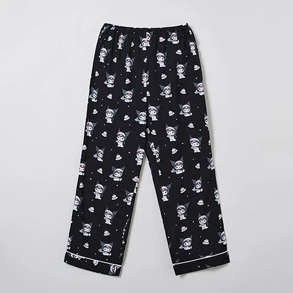 Bộ Ngủ Pyjama Dài Tay Spao Sanrio SPPPE49U02-BK Màu Đen - Thời trang - Vua Hàng Hiệu