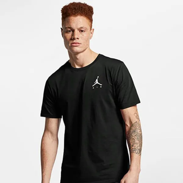 Bộ Quần Áo Cộc Tay Nam Nike Jordan Jumpman Air Embroidered Black AH5296-010 / FQ1877-010 Màu Đen Size S - Thời trang - Vua Hàng Hiệu